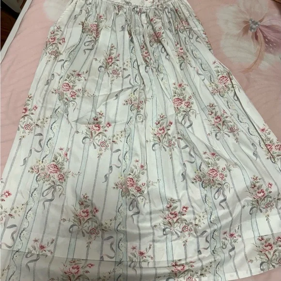 Vintage Floral Bow Maxi Skirt - Picture 3 of 7